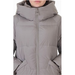 018 GRAY Пальто зимнее женское (200 гр. холлофайбер)