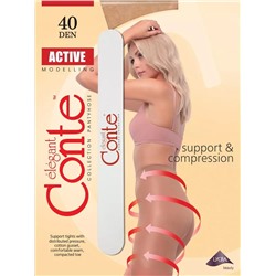 CONTE ACTIVE 40 Колготки женские (с пилочкой для ногтей)
