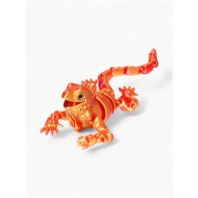 3Д - печатная игрушка «Игуана», подвижная, цвет МИКС