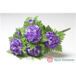 Ветка в букете шафран на листе 6 веток. Цвет в ассортименте, без права выбора.