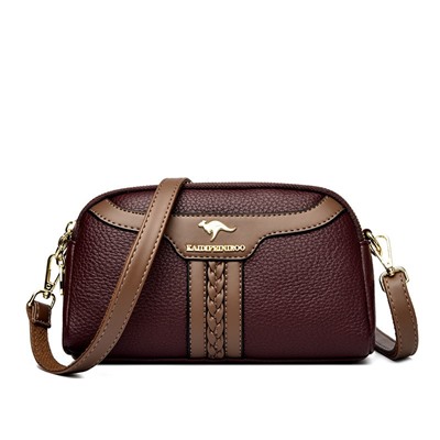 KAIDIFEINIROO Сумка женская с двумя ремнями  8757