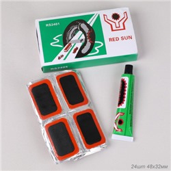 Велоаптечка Red Sun RS2401 24pcs 48x32mm patches + 18g glue/уп 10/200/