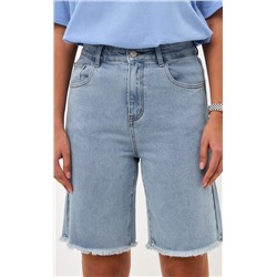 Шорты джинс F512-0908 l.blue