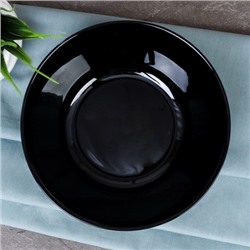 Салатник 550 мл 155 мм ЧЕРНЫЙ Евро тарелка глубокая  BNNW60T(BLACK) (уп48)