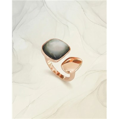 Кольцо с натуральным перламутром