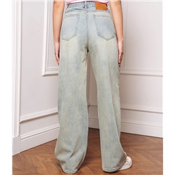 Джинсы #КТ8733, голубой