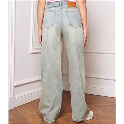 Джинсы #КТ8733, голубой