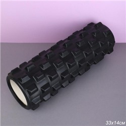 Ролик массажный спортивный Woohooo SHARP 33x14/ черный/уп10