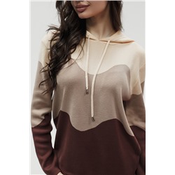 Вязаный костюм трикотажный с брюками "Волна"