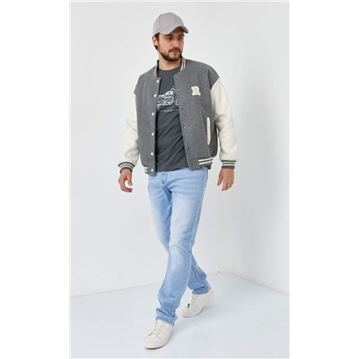 Джинсы F411-0179R pale blue