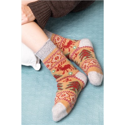 Женские шерстяные носки Happyfox