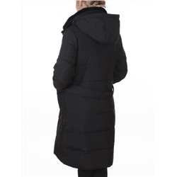8806 BLACK Пальто зимнее женское (200 гр. холлофайбер)