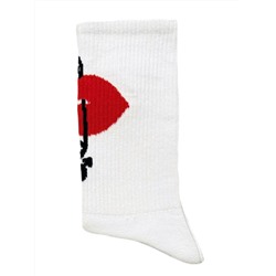 Носки р.35-40 "Абстракция" Red Lipstick