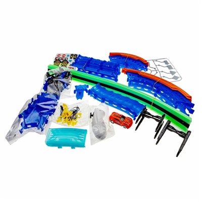 УЦЕНКА Автотрек «Neotrack», 62 детали, светящийся, ик управление в компл, 1 машинка с акб Т21043 943