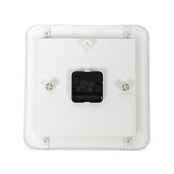 Часы настенные 24х24 см / NE-2488W /уп 30/белые