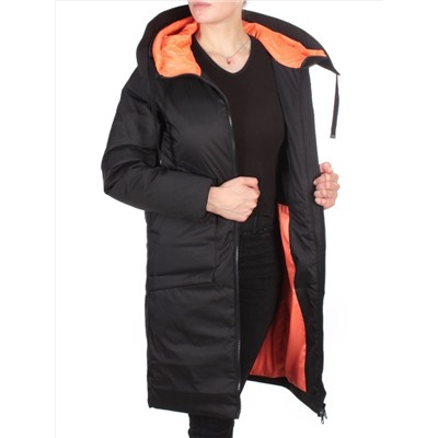 GWD21336P BLACK Пальто зимнее женское PURELIFE (200 гр. холлофайбер)