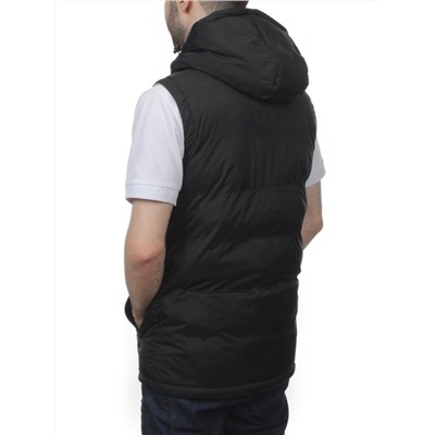 2113 BLACK Жилет мужской (100 гр. синтепон)
