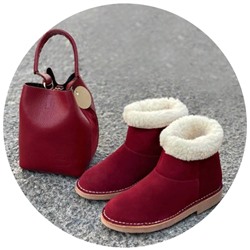 Ab.Zapatos UGY NEW R GRANATE+Pelle Doble (720) Burdeos