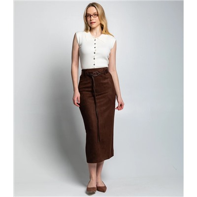Юбка #КТ335 (1), шоколадный