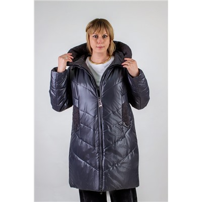 Куртка удлиненная с верблюжьей шерстью арт. 219 НАТАЛИ, 1196380