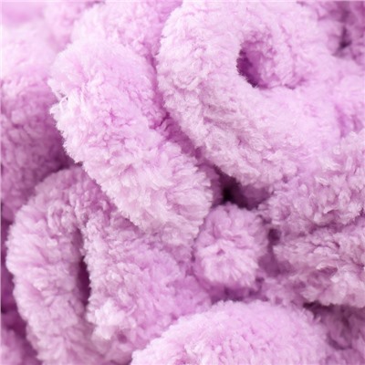 Плюшевая пряжа для вязания руками ALIZE, Puffy, 100% микрополиэстер, 9 м/100 г, (27 розовая сирень)