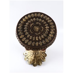 Колонна декоративная «Павлины», 64×34×34 см, под бронзу с золотом