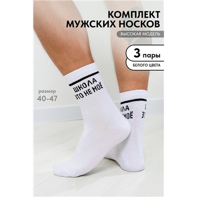 Носки Школа мужские 3 пары