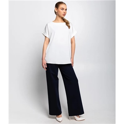 Блуза #ОКТ035001-1, молочный