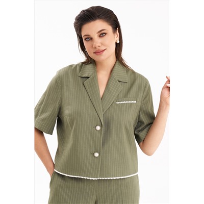 Брюки, жакет KaVaRi 8046.2 зеленый