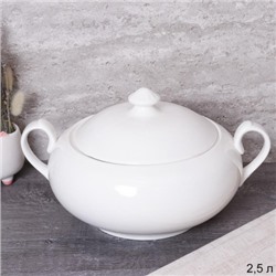 Супница с крышкой 2500 мл / SE-189 /уп 6/