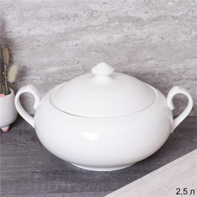 Супница с крышкой 2500 мл / SE-189 /уп 6/