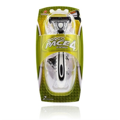 Станок DORCO PACE 4 (Станок + 2 кассеты)