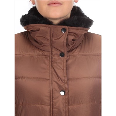 B-3 BROWN Куртка зимняя женская NO NAME (100 гр. холлофайбер)