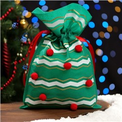 Мешок Помпоны Зеленый