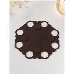 Подставка для 8 яиц на ножках «Кулич». под кулич, d=20 см