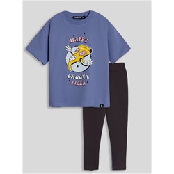 Футболка + леггинсы, Blue Ice 17-3922