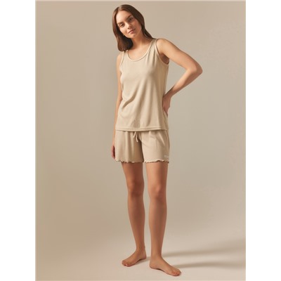 Шорты домашние женские SL HOME Soft Home, бежевые