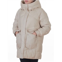 EB2819 LIGHT BEIGE Куртка зимняя женская (200 гр. холлофайбер)