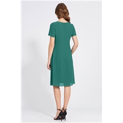 Bazalini 4843 зеленый, Платье,  Накидка