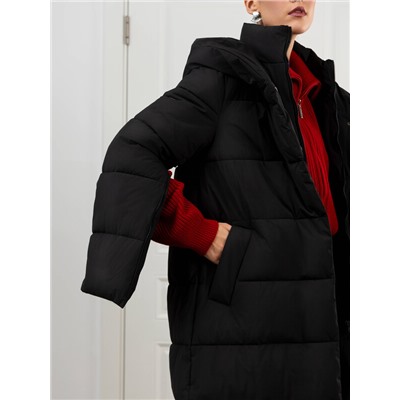 Пуховик женский черный