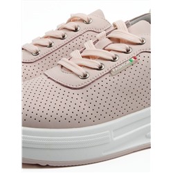 03-YH324-4 PINK Полуботинки летние женские (натуральная кожа)