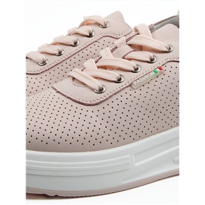 03-YH324-4 PINK Полуботинки летние женские (натуральная кожа)