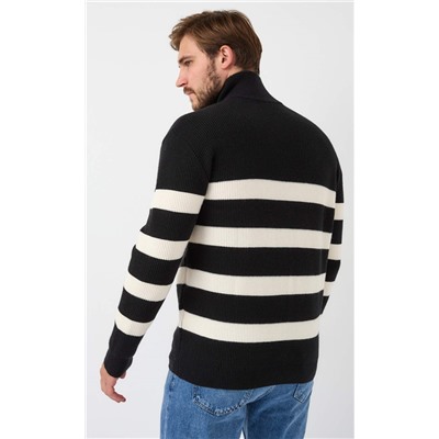 Джемпер F421-1545 black-white