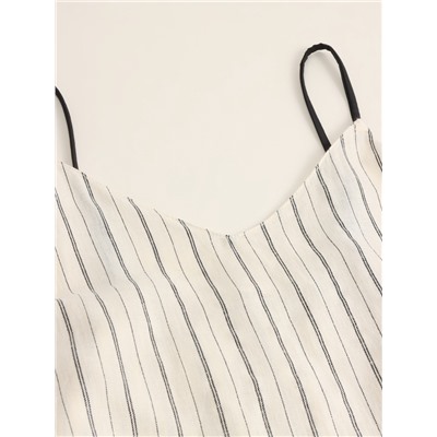 Сорочка ночная с тонкими лямками женская SL HOME Linen