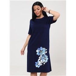 Антуриум - туника чернильный