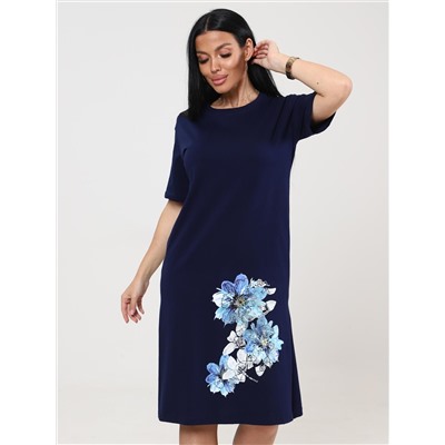 Антуриум - туника чернильный