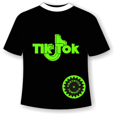 Подростковая футболка Тик Ток знаки
