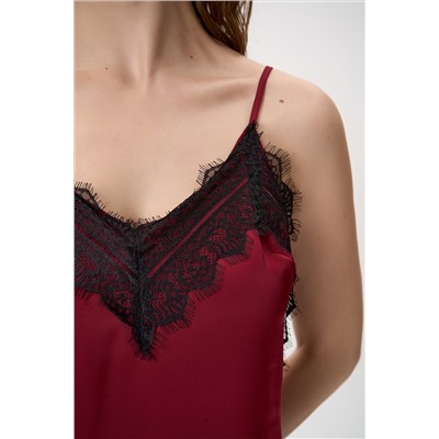 Платье – сорочка (бордовый)