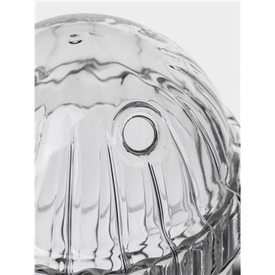 Стакан Magistro «Полоска», 450 мл, 9.8×19 см, с трубочкой, стекло, прозрачный