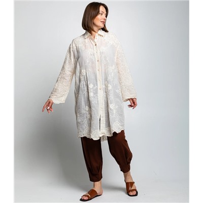 Рубашка #КТ702 (4), светло-бежевый